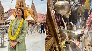 Odela 2 Actress Tamannaah Bhatia Seeks Blessings at Kashi Vishwanath Temple (View Pics)